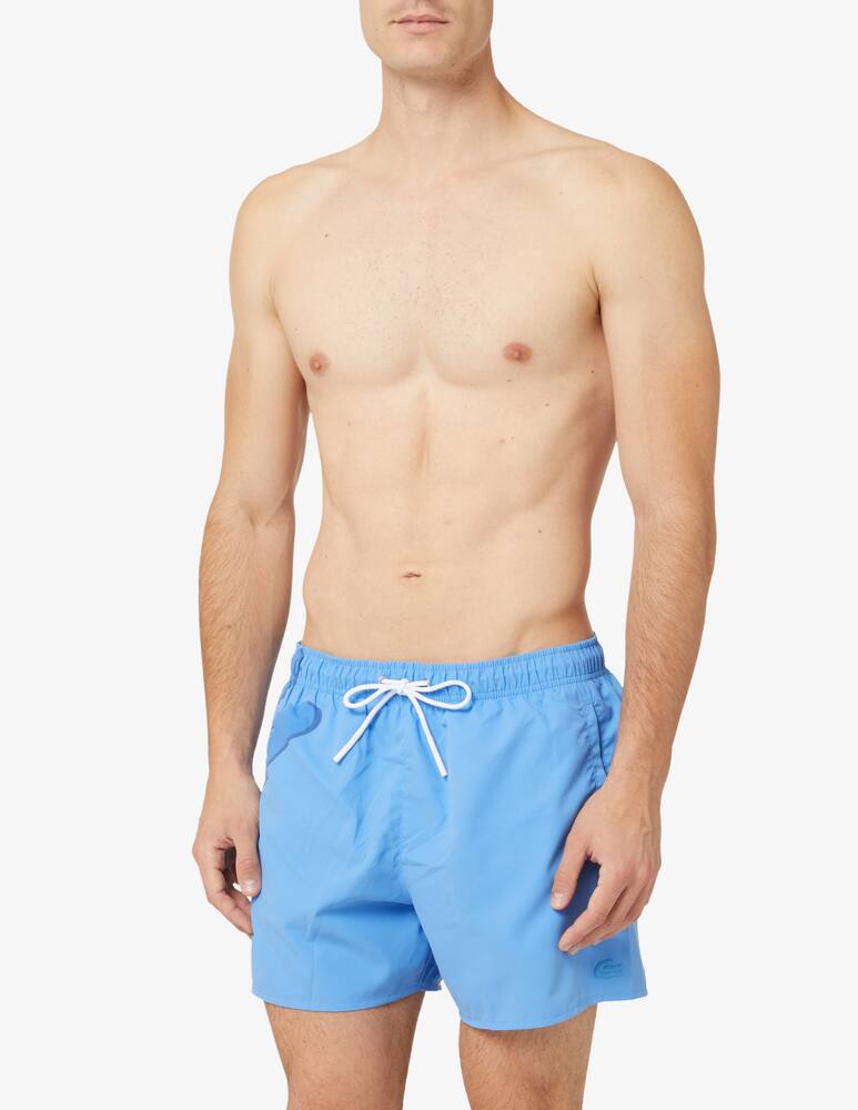 rinascente Lacoste Maxi crocodrile swimshort - light blue
