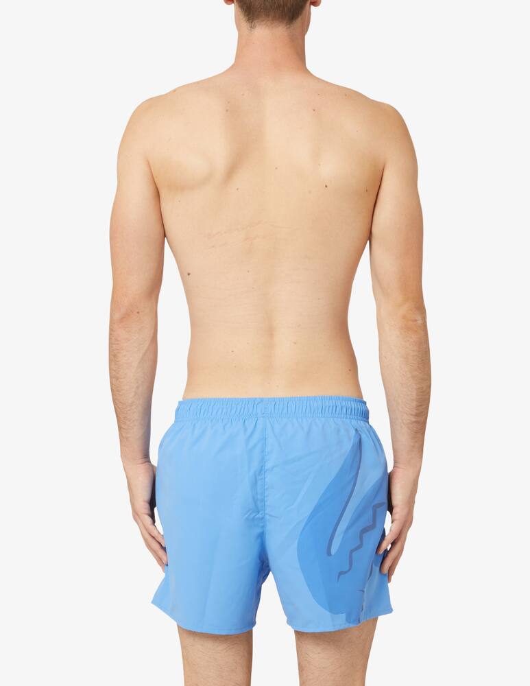 rinascente Lacoste Maxi crocodrile swimshort - light blue