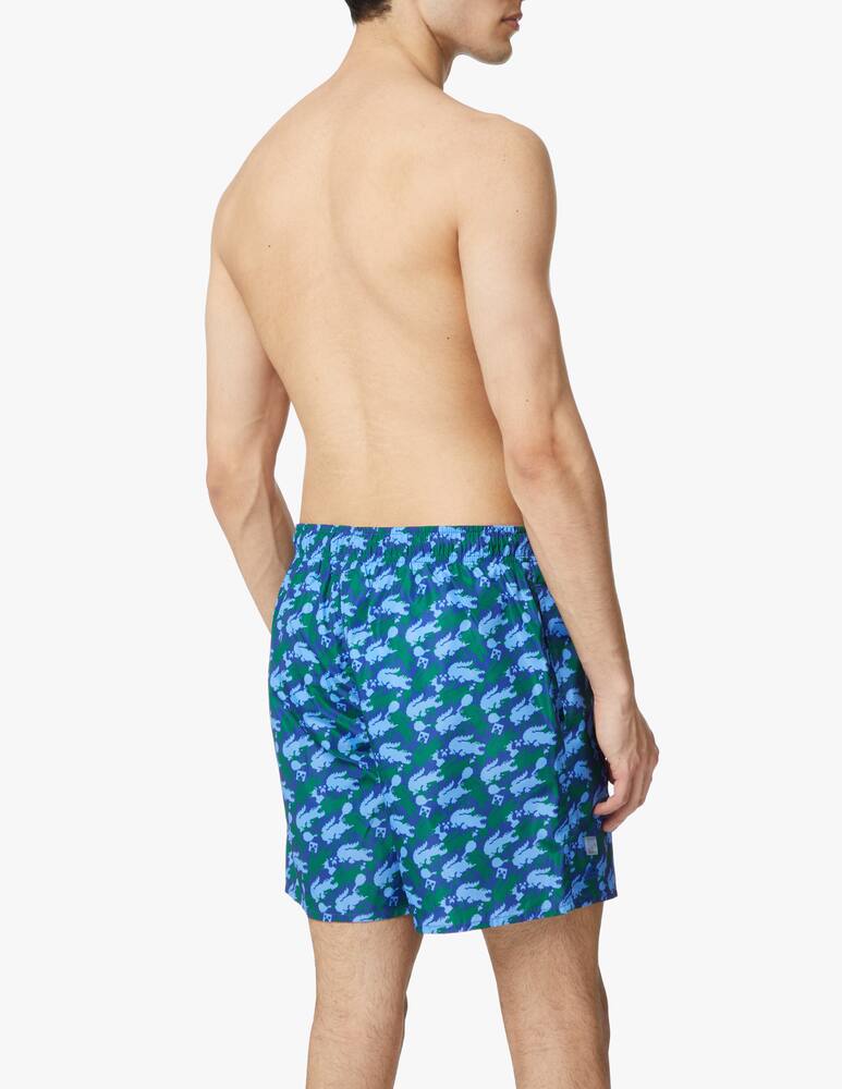 rinascente Lacoste Minecraft camo logo swimshort - multi