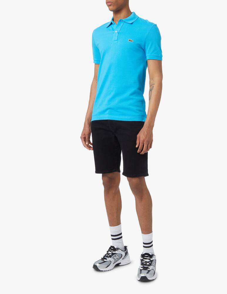 rinascente Lacoste Short sleeve slim polo - light blue