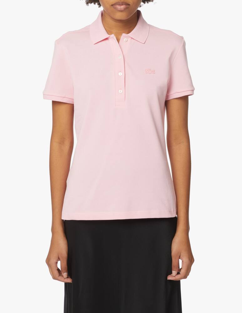 Lacoste Cotton polo shirt - pink - picture 1 Lacoste Cotton polo shirt - pink - picture 1