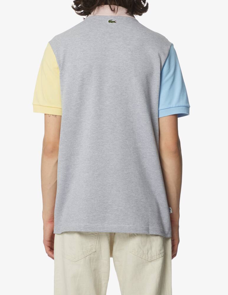 rinascente Lacoste Polo manica corta multi color logo - rosa