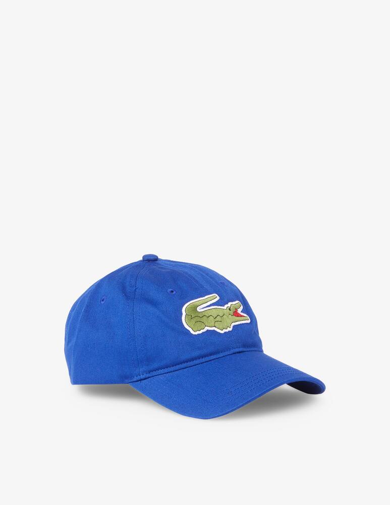 rinascente Lacoste Maxi logo baseball hat - blue
