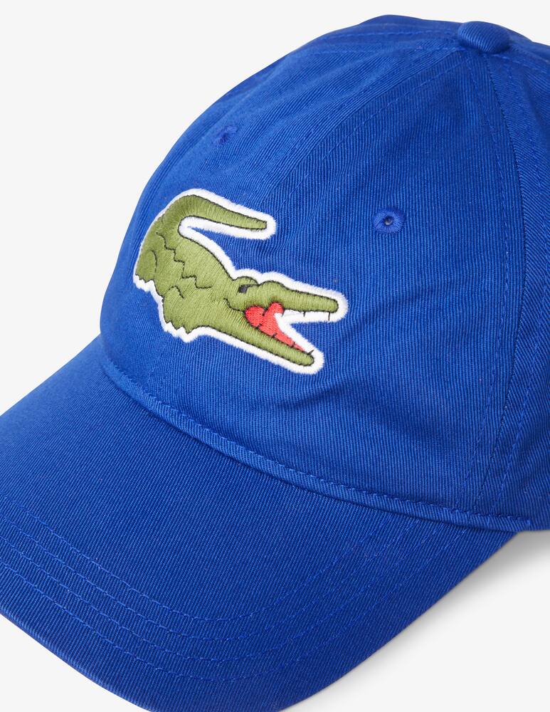 rinascente Lacoste Maxi logo baseball hat - blue