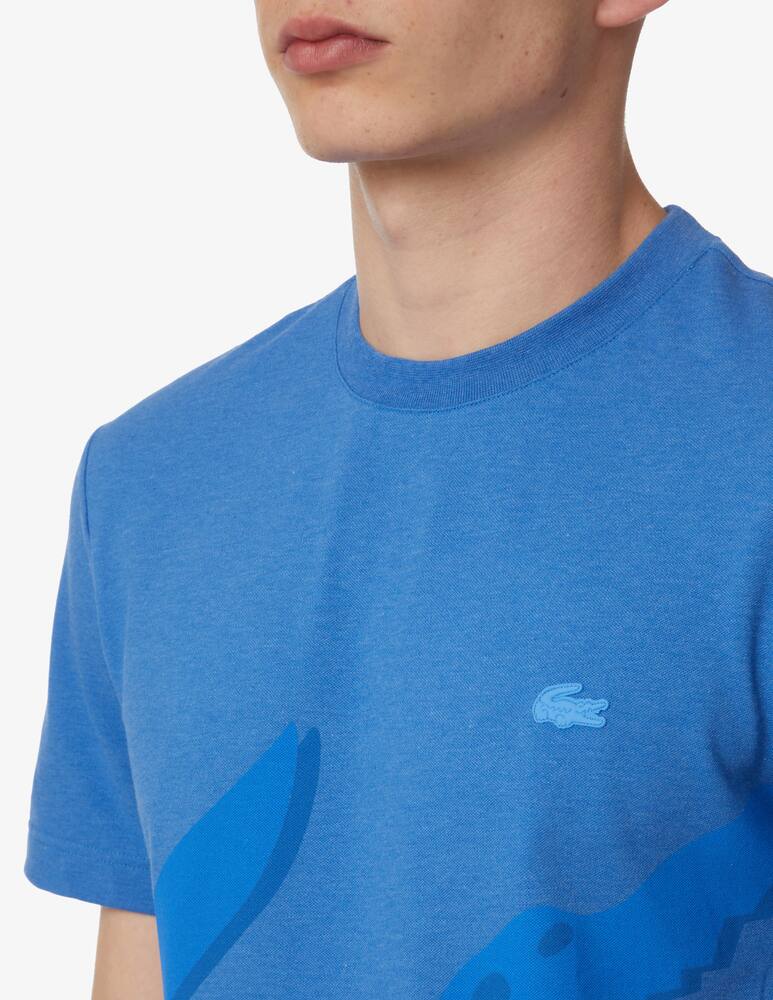 rinascente Lacoste Big crocodrile t-shirt - light blue