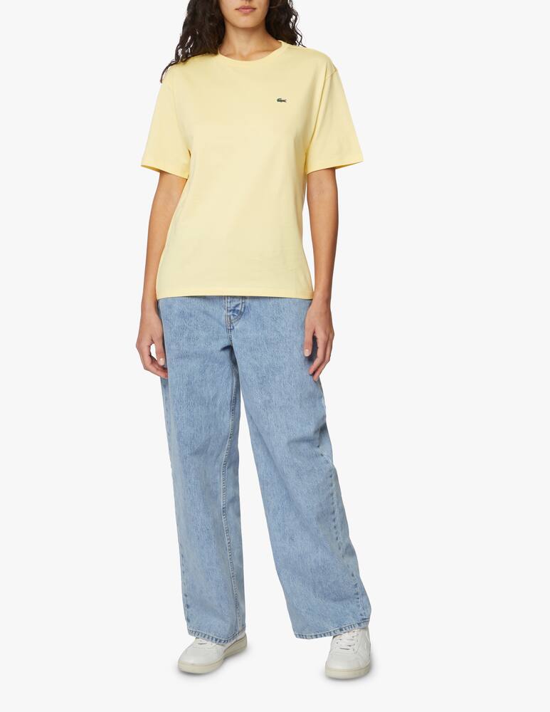 rinascente Lacoste T-shirt girocollo in cotone - giallo