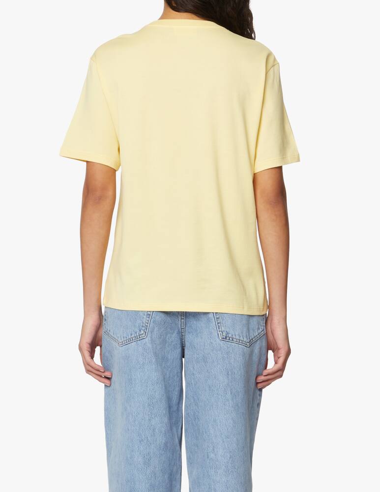 rinascente Lacoste T-shirt girocollo in cotone - giallo
