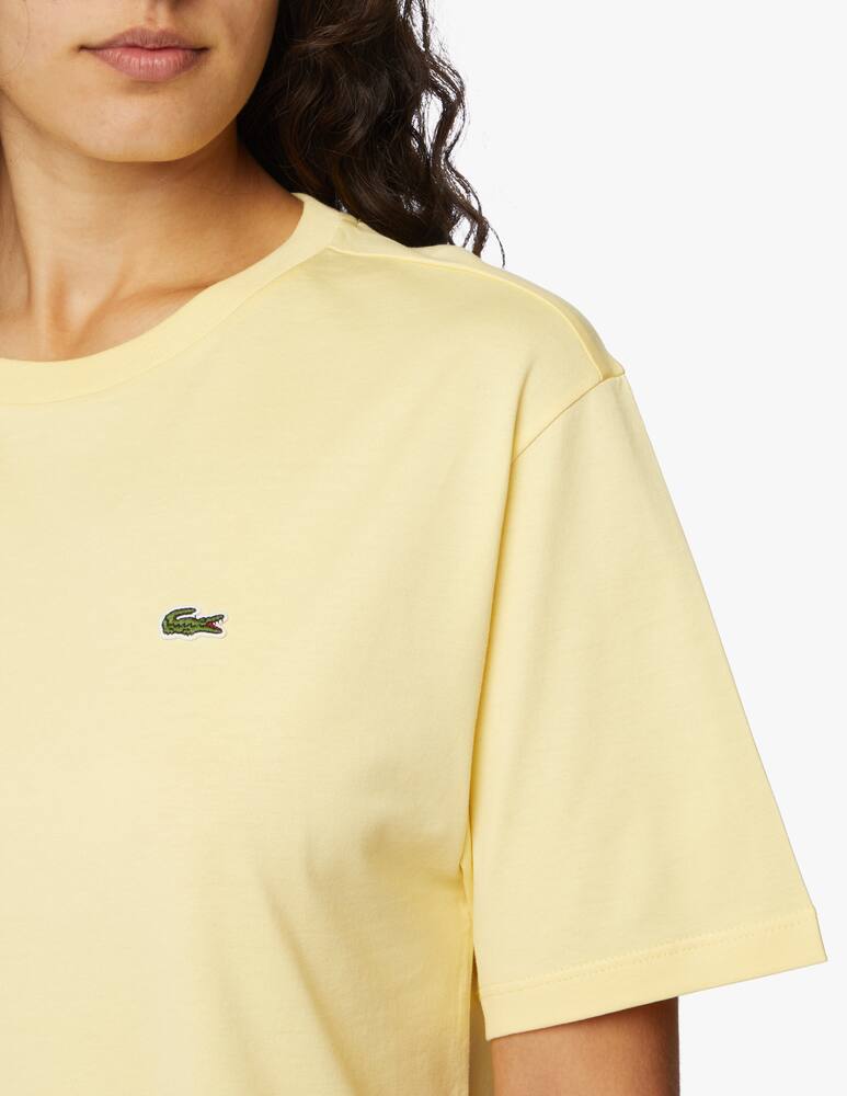 rinascente Lacoste T-shirt girocollo in cotone - giallo