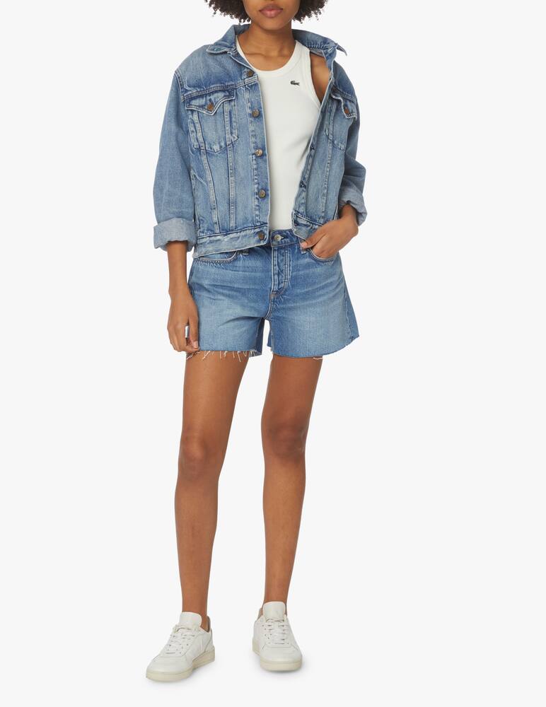 rinascente Lacoste Canotta a costine in cotone - bianco