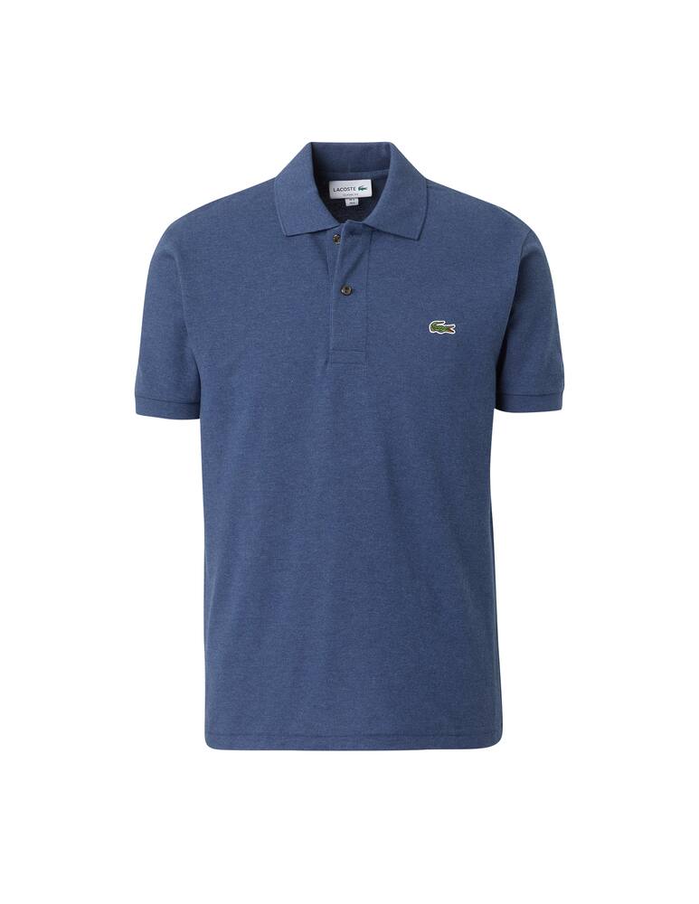 rinascente Lacoste Melange classic fit short sleeve polo - blue