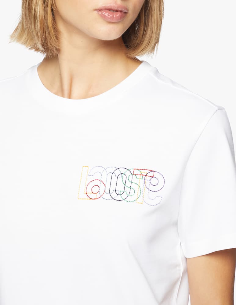 rinascente Lacoste T-shirt in cotone con logo
