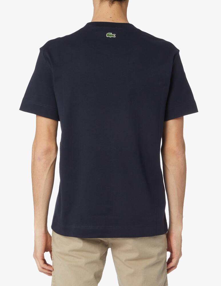 Lacoste Maglietta cocco floccato - blu - immagine 3 Lacoste Maglietta cocco floccato - blu - immagine 3