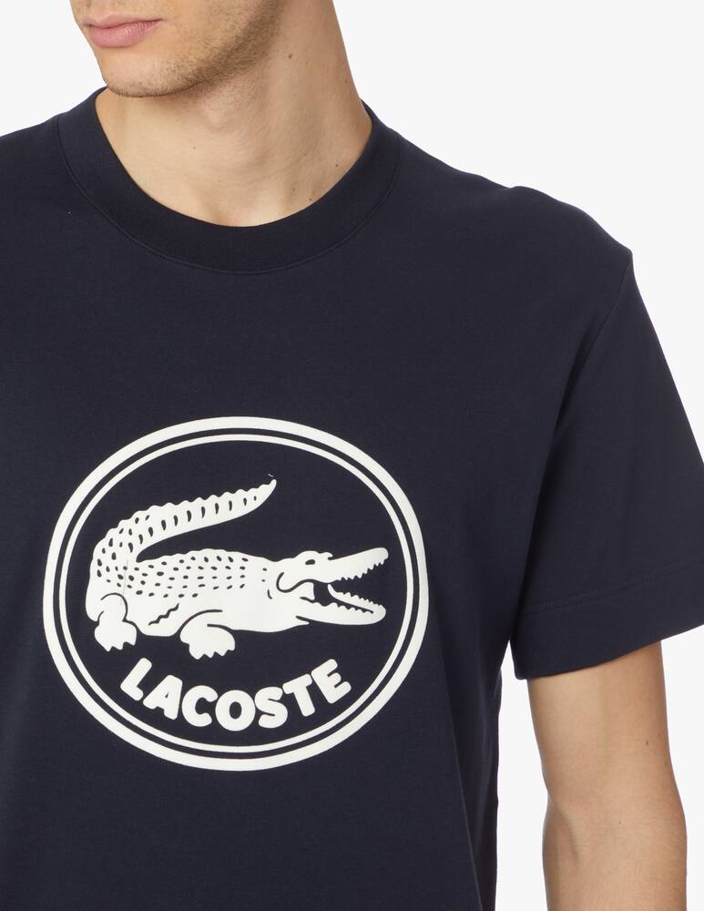 Lacoste Maglietta cocco floccato - blu - immagine 4 Lacoste Maglietta cocco floccato - blu - immagine 4