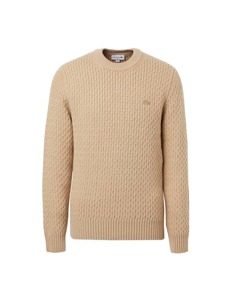 Lacoste Cotton cashmere roundneck sweater - picture 1 Lacoste Cotton cashmere roundneck sweater - picture 1