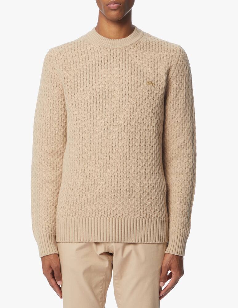rinascente Lacoste Cotton cashmere roundneck sweater