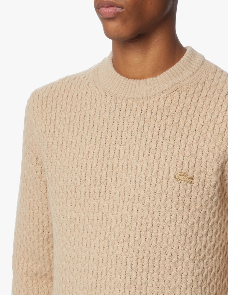 Lacoste Cotton cashmere roundneck sweater - picture 5 Lacoste Cotton cashmere roundneck sweater - picture 5