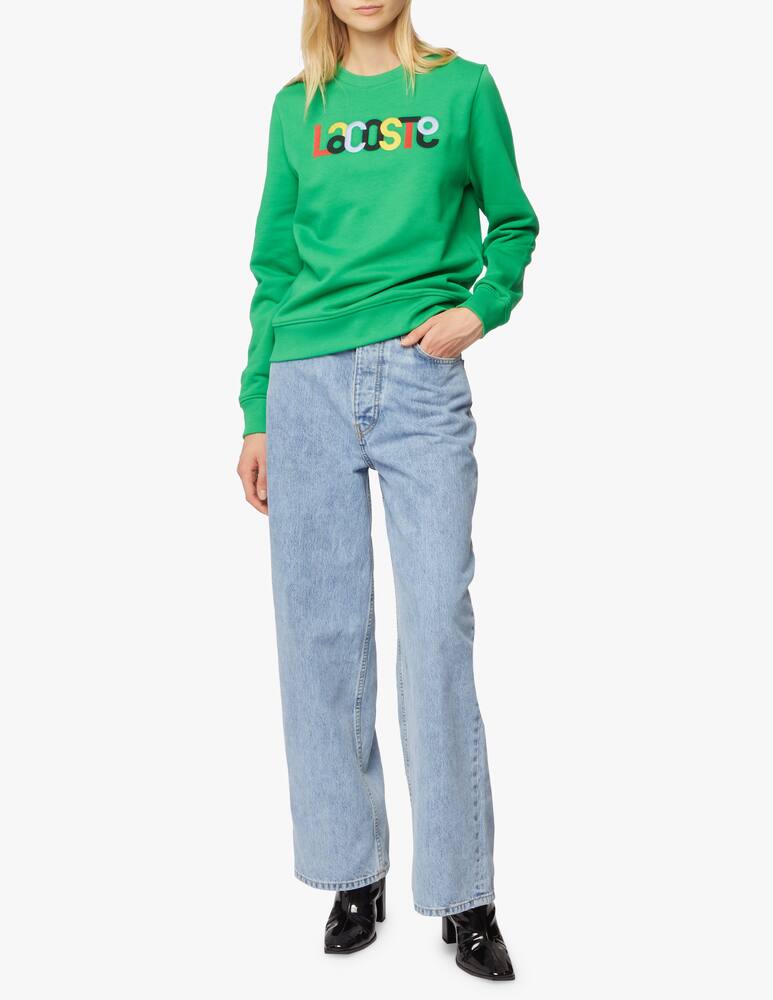 rinascente Lacoste Felpa girocollo in cotone con logo