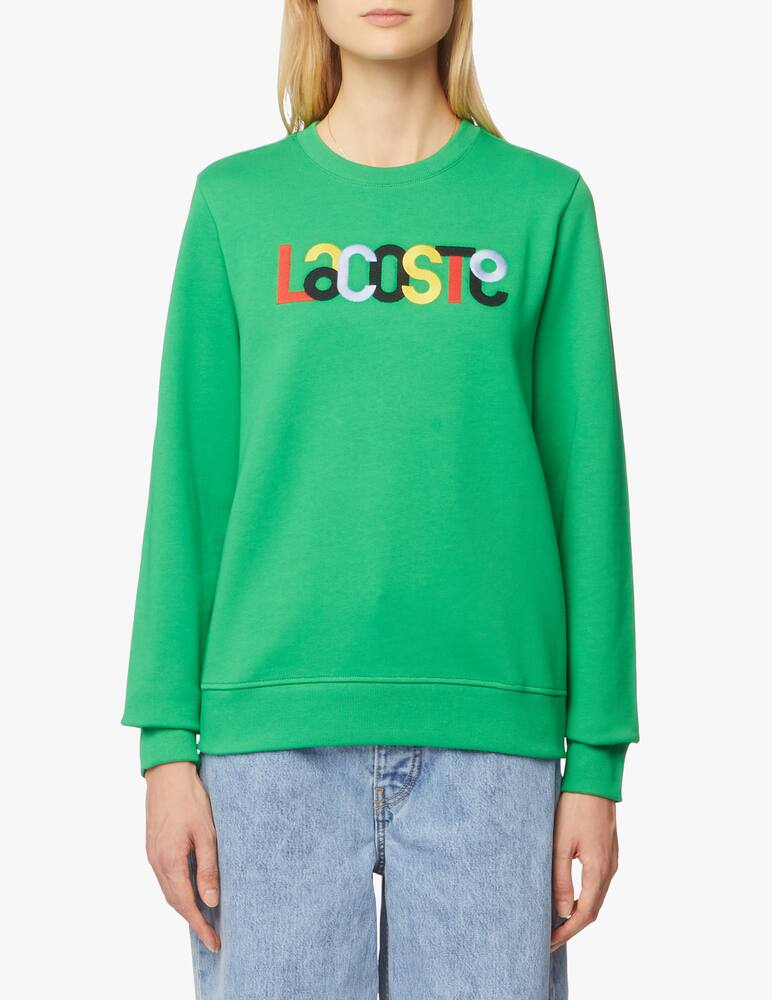 rinascente Lacoste Felpa girocollo in cotone con logo
