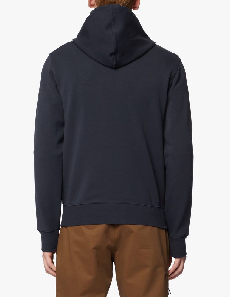 rinascente Lacoste Logo neoprene full zip sweatshirt