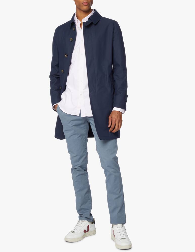 rinascente Lacoste Camicia manica lunga reg striped albini - bianco