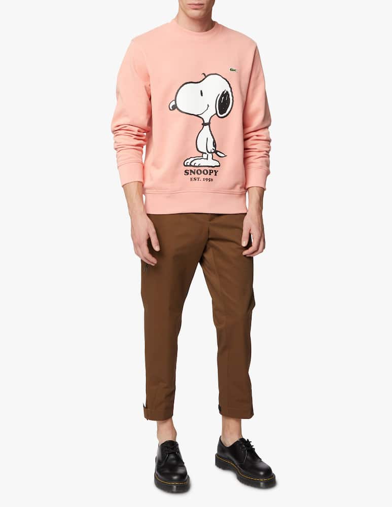 rinascente Lacoste Snoopy sweatshirt