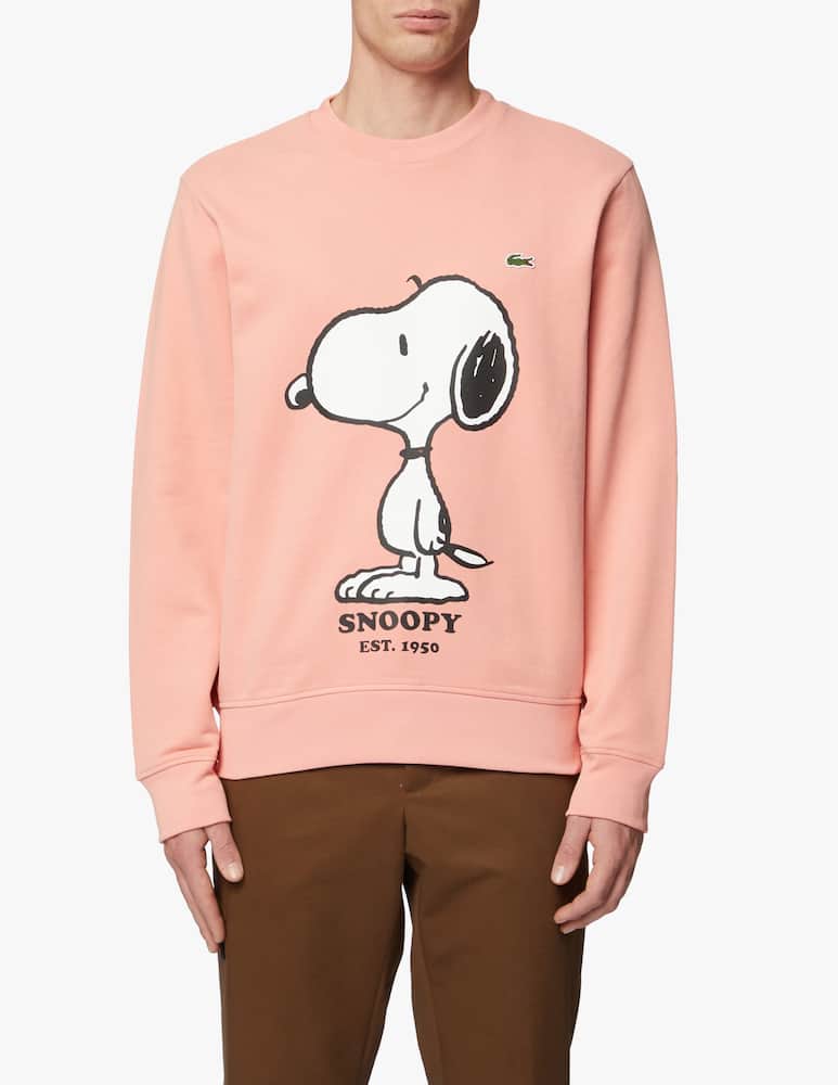 rinascente Lacoste Snoopy sweatshirt