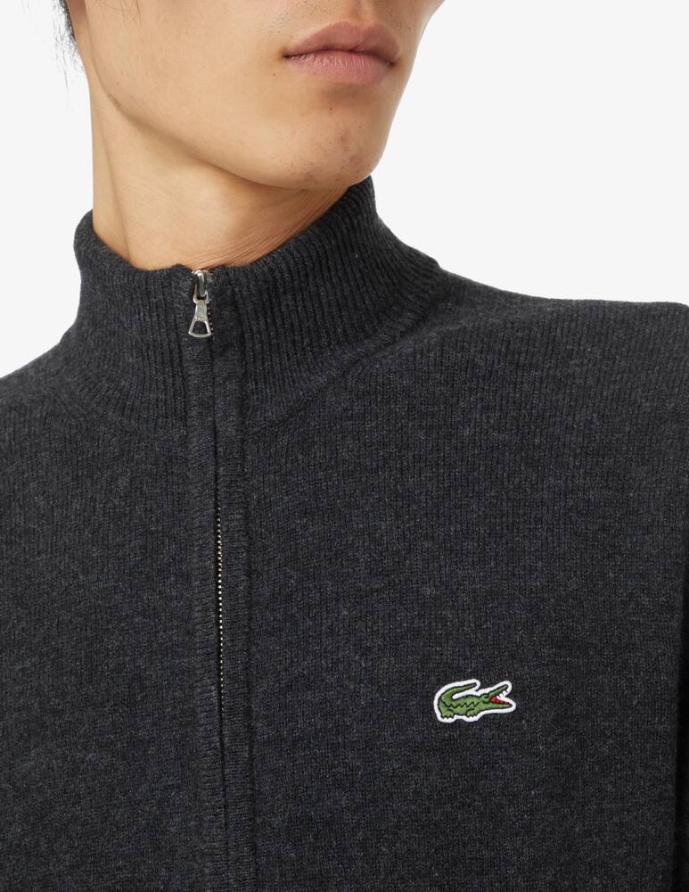 rinascente Lacoste Maglia di lana full zip - Grigio