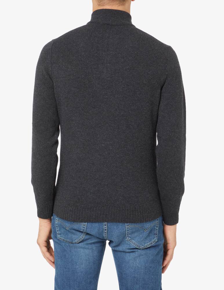 rinascente Lacoste Maglione mezza zip in lana - Grigio