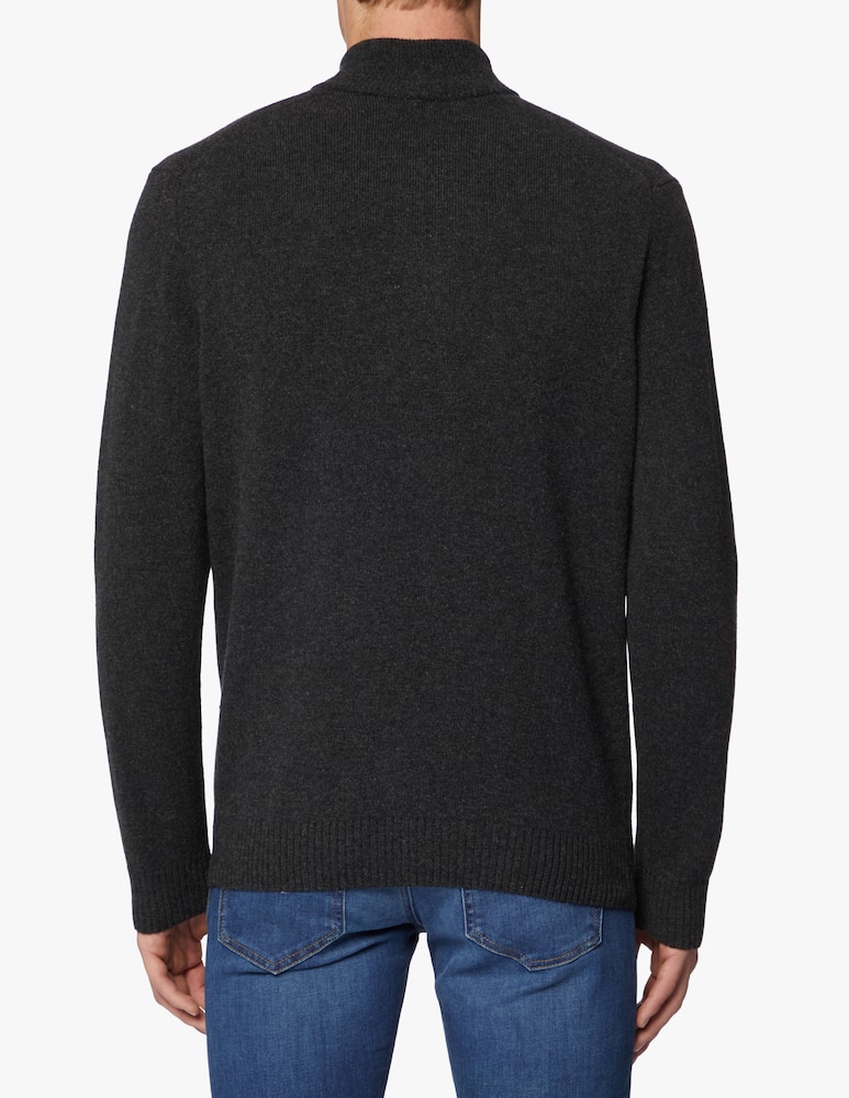 rinascente Lacoste Maglione mezza zip in lana - Grigio