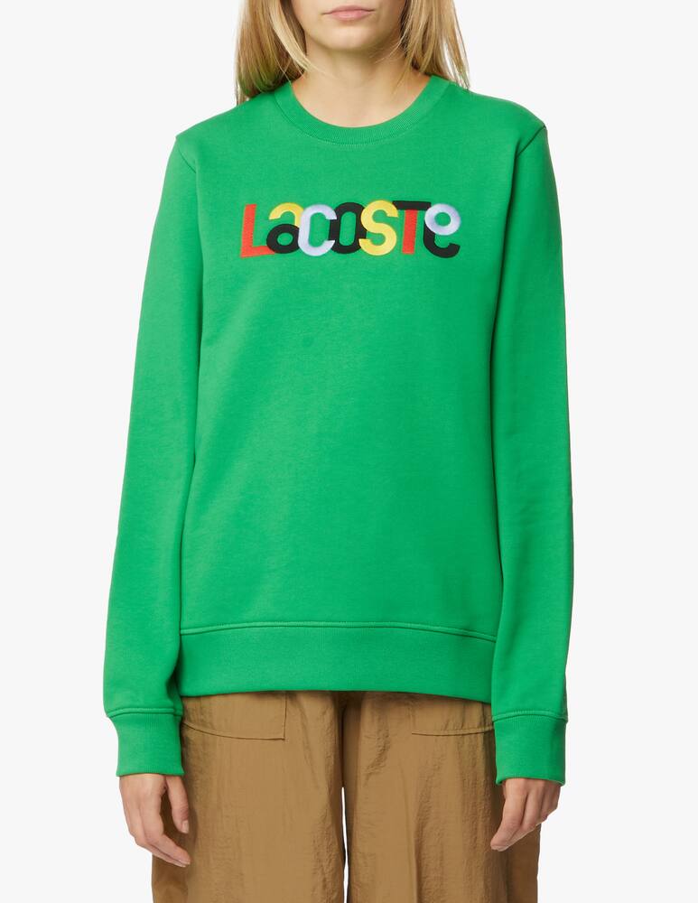 rinascente Lacoste Felpa girocollo in cotone con logo