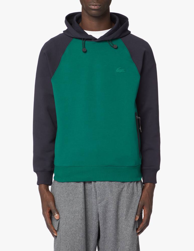 rinascente Lacoste Felpa con cappuccio bicolor neoprene