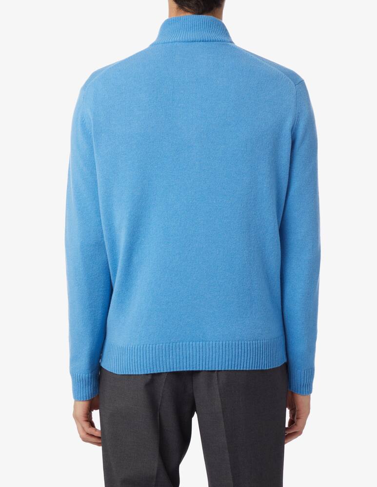 rinascente Lacoste Mzip wool sweater - Light blue