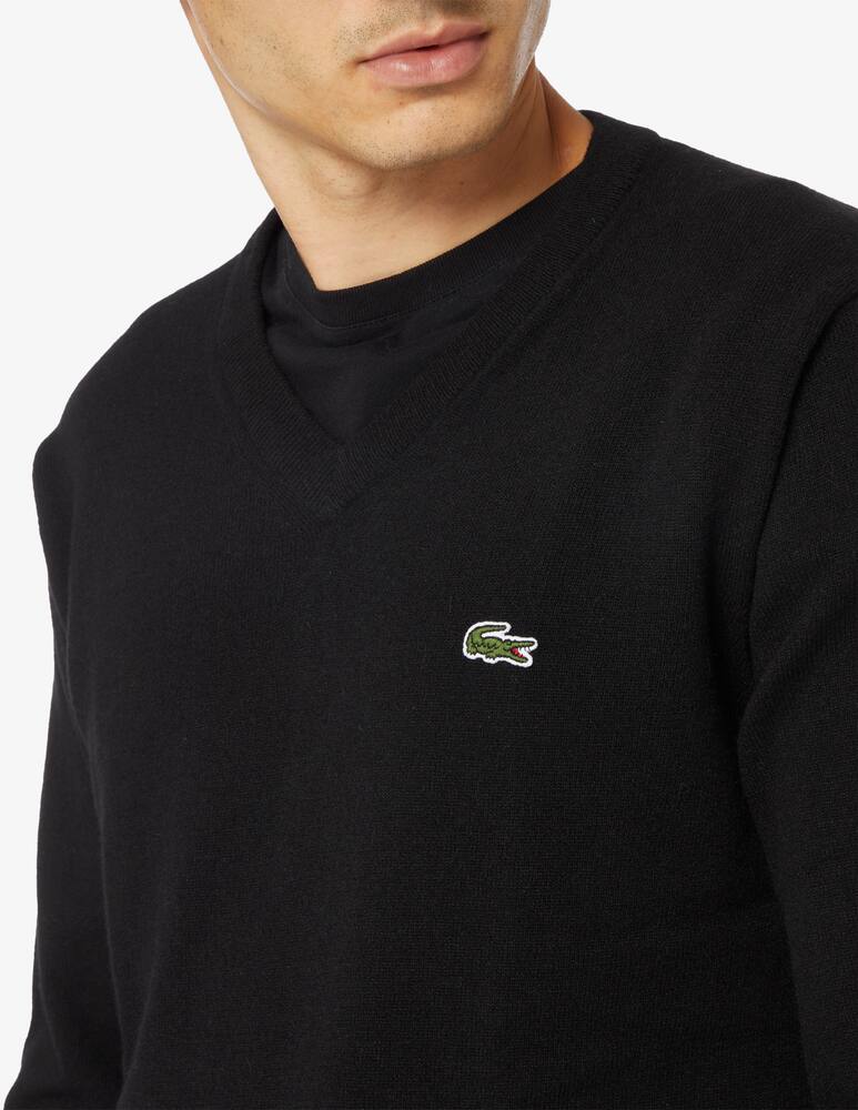 rinascente Lacoste Maglia scollo a v misto lana