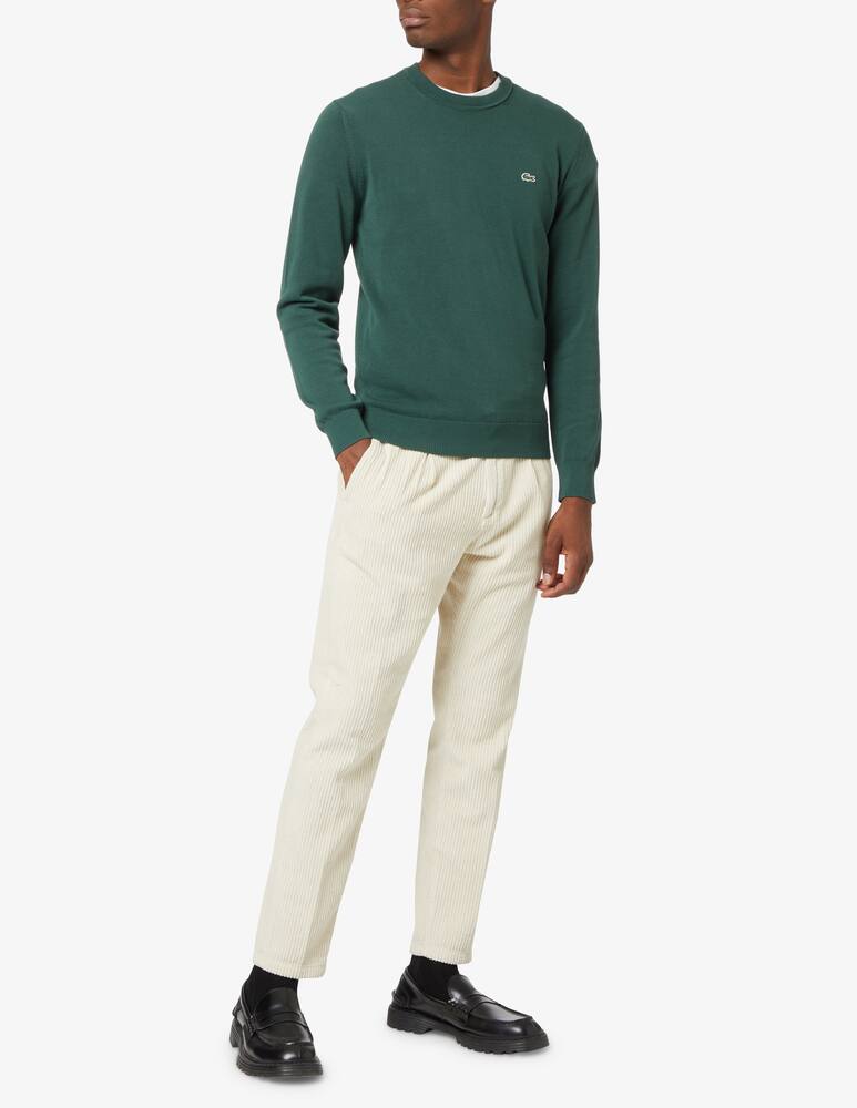 Lacoste Basic cotton sweater - Green - picture 2 Lacoste Basic cotton sweater - Green - picture 2