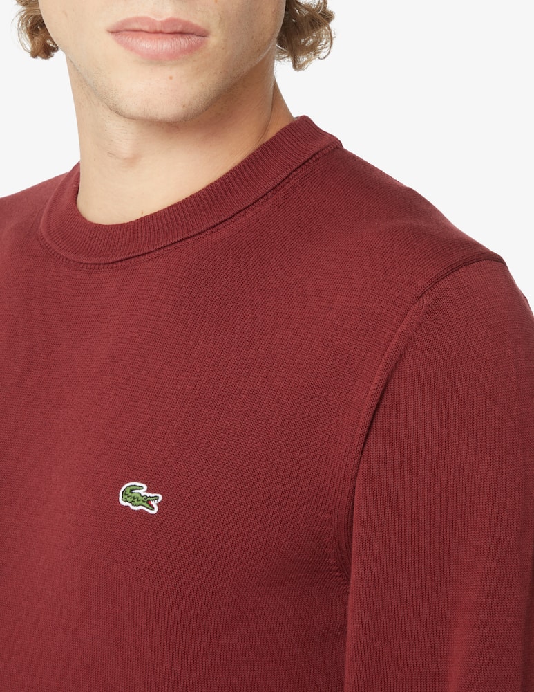 rinascente Lacoste Maglia girocollo cotone basic - Rosso