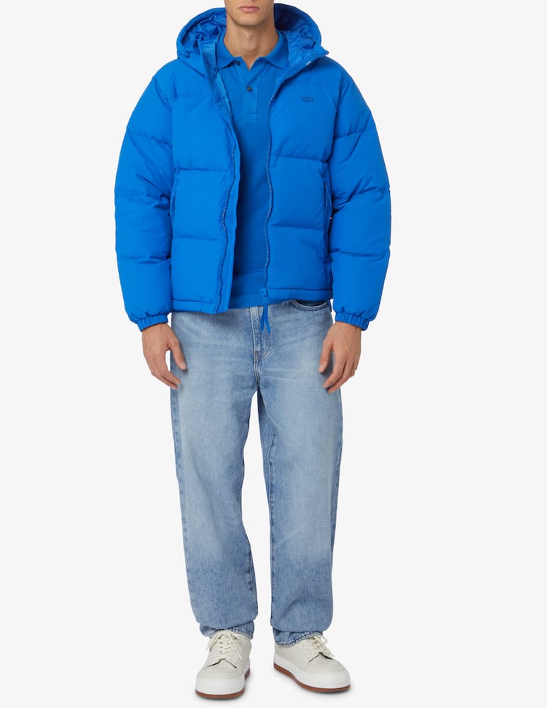 rinascente Lacoste Logo puffer jacket - Blue