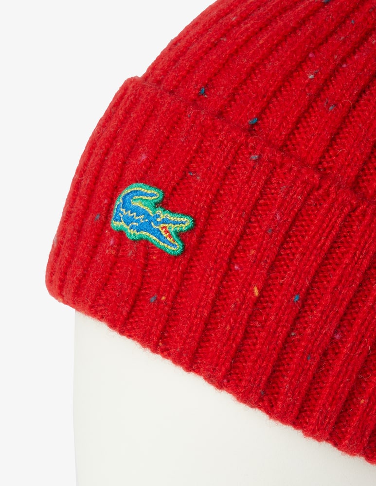 rinascente Lacoste Donegal wool hat - Red