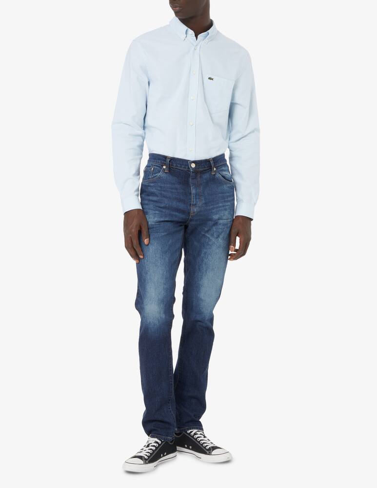 rinascente Lacoste Camicia manica lunga oxford - Azzurro