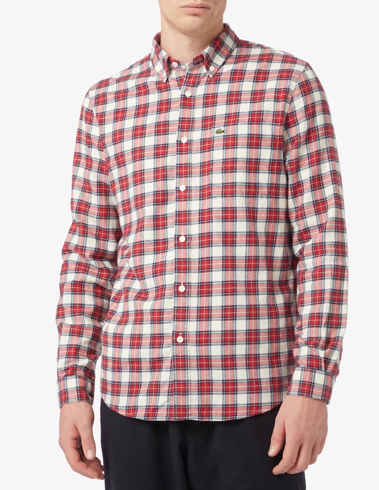 Lacoste Long sleeve checked shirt - Multi - picture 1 Lacoste Long sleeve checked shirt - Multi - picture 1