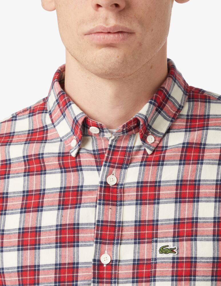 rinascente Lacoste Long sleeve checked shirt - Multi