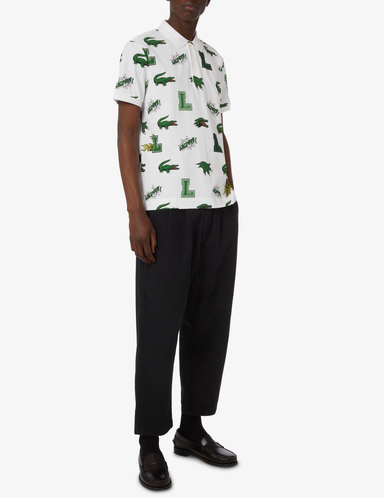 Lacoste Multi logo short sleeve polo - Multi - picture 2 Lacoste Multi logo short sleeve polo - Multi - picture 2