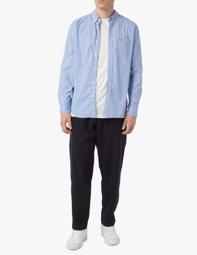 Lacoste Camicia manica lunga vichy - Azzurro - immagine 2 Lacoste Camicia manica lunga vichy - Azzurro - immagine 2