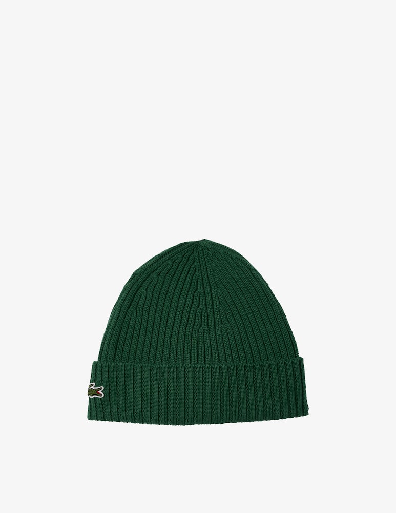 Lacoste Wool ribbed beanie - picture 1 Lacoste Wool ribbed beanie - picture 1