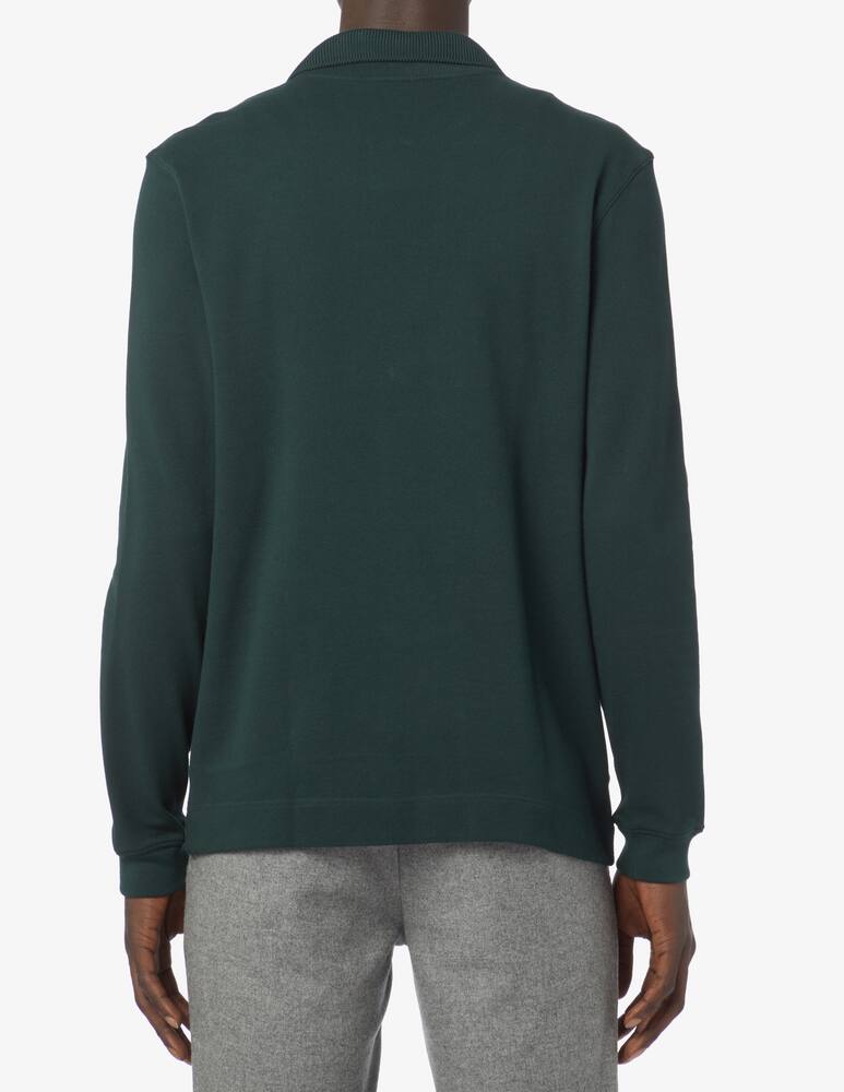 rinascente Lacoste Long sleeve classic fit organic polo - Green
