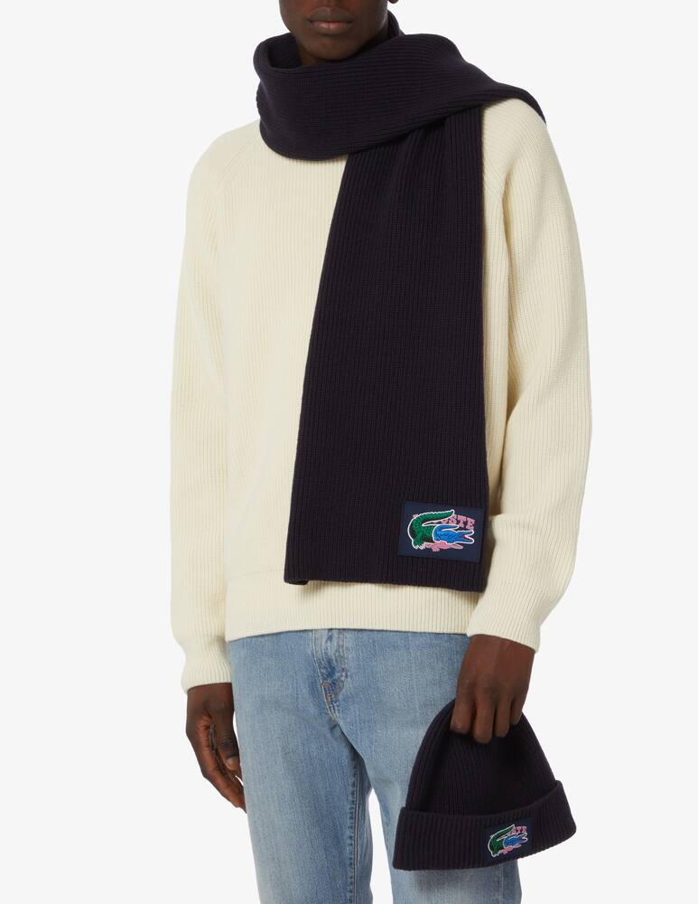 rinascente Lacoste Cappello e sciarpa multi  - Nero