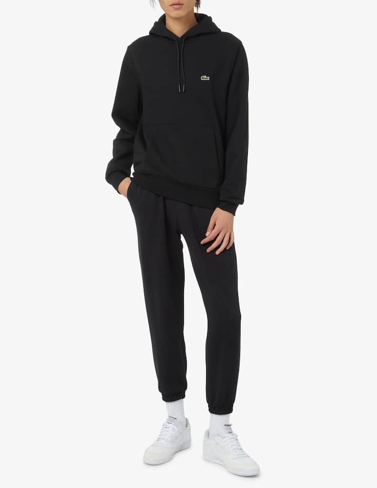 rinascente Lacoste Felpa con cappuccio in cotone - Nero