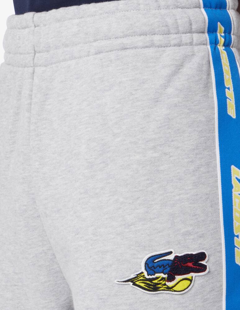 rinascente Lacoste Pantalone felpa multi patch  - Grigio