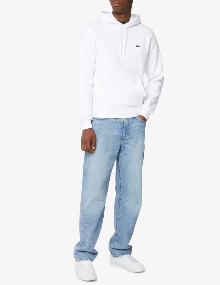 rinascente Lacoste Cotton hoodie - White