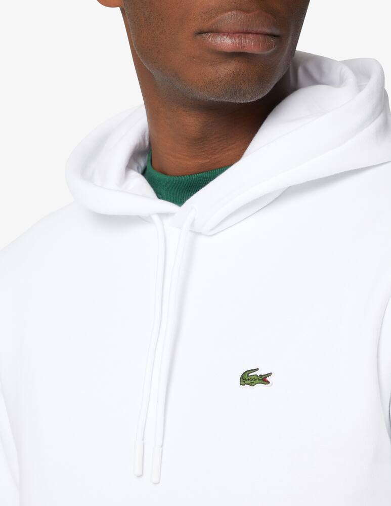 rinascente Lacoste Cotton hoodie - White