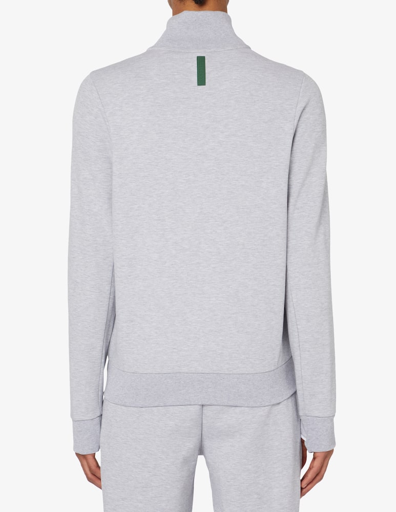 rinascente Lacoste Double knit cocco zipped sweater 